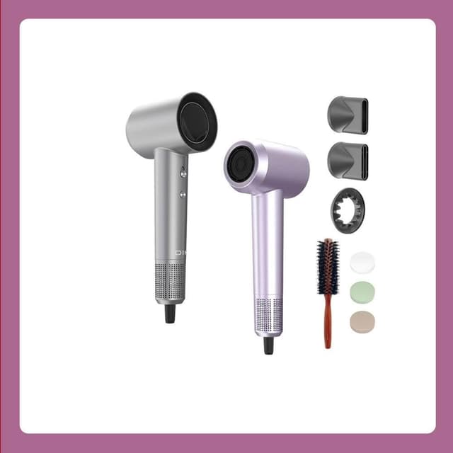 【DIKE】DIKE HBF210 等離子溫控護髮吹風機 - 雙色可選 - 繁星紫/太空灰