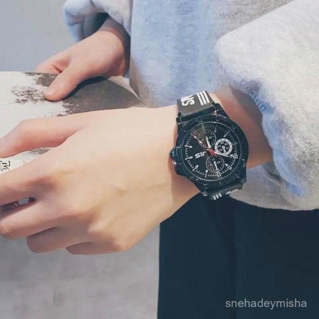 小李甄選  2024高顔值牌手錶男學生夜光情侶初高中生簡約小衆石高級感網紅