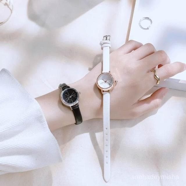 小李甄選  手錶女小清新正品小錶盤高級感小衆輕奢氣質細帶精緻女士石英錶