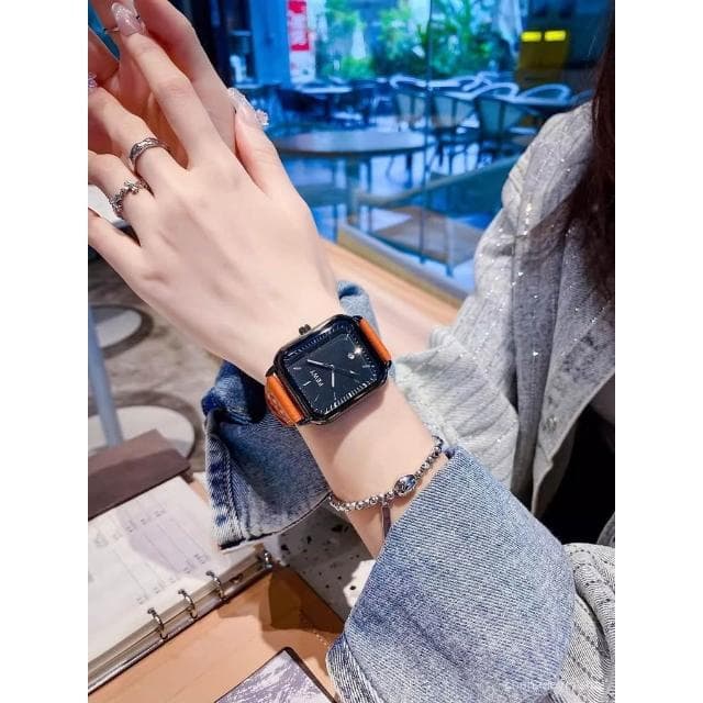 小李甄選  女士手錶女款森係小衆日厤個性顯白輕奢高級感氣質學生夜光石英錶