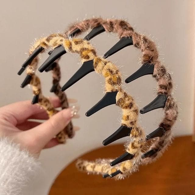 髮箍女頭箍波浪發箍秋冬發根蓬松神器高顱頂帶齒防滑洗臉頭箍碎發卡頭飾(七夕 情人節 生日 髮飾 頭飾 鯊魚夾 抓夾 禮物)