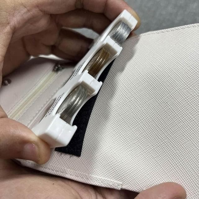 【WANGKE】日幣拉鍊錢包 硬幣夾二合一零錢包 日幣分類包 日本鈔票 日本零錢包 日幣三折短夾