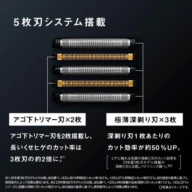 【Panasonic 國際牌】男士電動刮鬍刀 Lamdash PRO 五刀頭 ES-L551U ES-L551D 日版