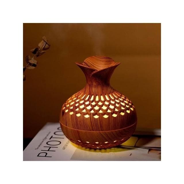 【職日生】花朵香氛機(木紋香氛機 加濕器 薰香機 香芬機 水氧機 精油機 香薰機 精油噴霧器 生日禮物 聖誕節禮物)