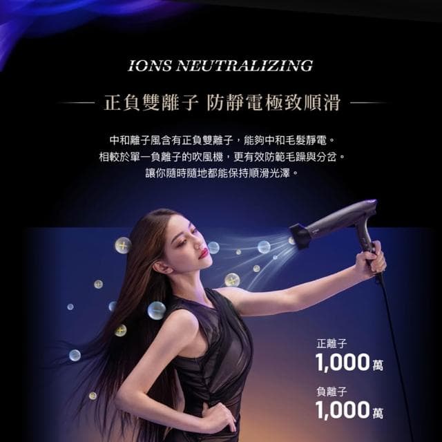【SOLAC】SD-1300 智能中和離子吹風機 磁吸吹嘴 摺疊吹風機 輕巧摺疊 1300 大風量吹風機 SD-1000升級版