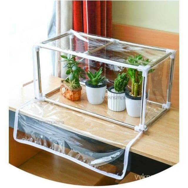 傢用植物保溫棚防雨棚保溫罩溫室花房暖房陽光棚防凍多肉盆栽庭院