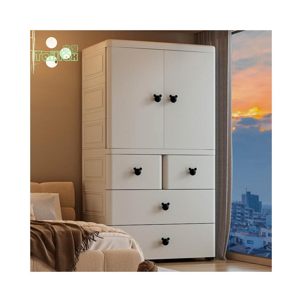 💥70cm加厚寶寶衣櫃 嬰兒收納櫃 簡易兒童衣櫥 衣服整理儲物櫃 抽屜櫃 置物櫃 儲物櫃 五斗櫃 層櫃 收納櫃 雜物櫃
