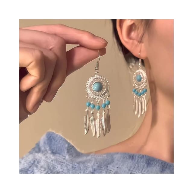 🎗飾間首飾鋪 新中式國風耳環女古風民族風清冷耳環漢服旗袍耳飾