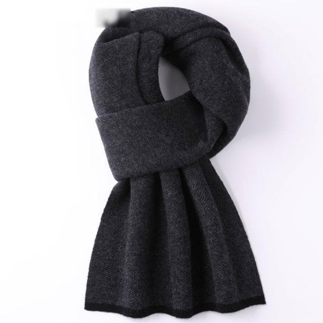 【米蘭精品】現貨+預購 頂級100%羊毛圍巾圍脖秋冬季加絨厚磅保暖針織圍巾休閒-時尚穿搭加厚男女配件74mi19