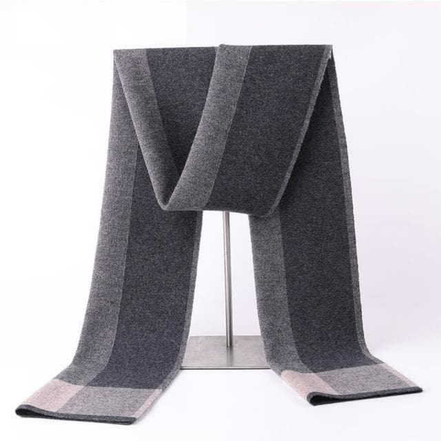 【米蘭精品】現貨+預購 頂級100%羊毛圍巾圍脖秋冬季加絨厚磅保暖針織圍巾休閒-百搭針織加厚男女配件74mi20