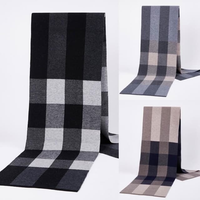 【米蘭精品】現貨+預購 頂級100%羊毛圍巾圍脖秋冬季加絨厚磅保暖針織圍巾休閒-保暖韓版百搭男女配件74mi35