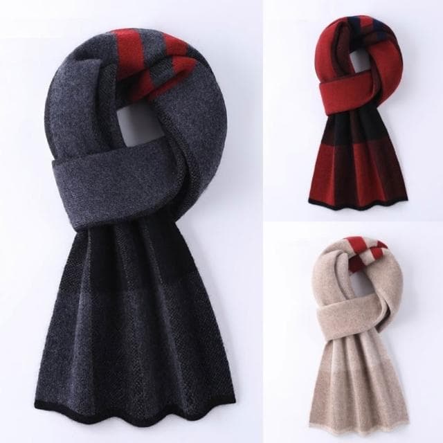 【米蘭精品】現貨+預購 頂級羊毛圍巾羊絨圍脖秋冬季加絨厚磅保暖針織圍巾休閒-冬季韓版百搭男女配件74mi40