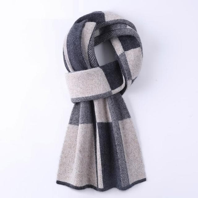 【米蘭精品】現貨+預購 頂級羊毛圍巾羊絨圍脖秋冬季加絨厚磅保暖針織圍巾休閒-羊毛圍巾格子男女配件74mi44