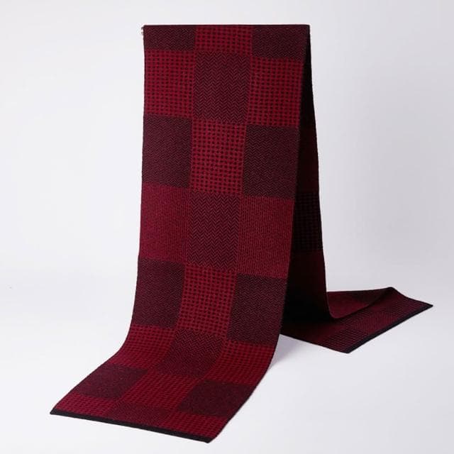 【米蘭精品】現貨+預購 頂級羊毛圍巾羊絨圍脖秋冬季加絨厚磅保暖針織圍巾休閒-羊毛圍巾格子男女配件74mi51