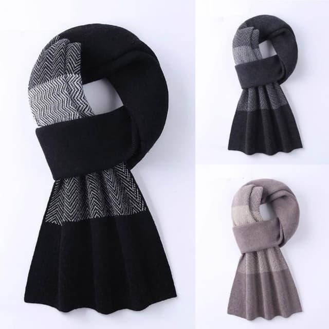 【米蘭精品】現貨+預購 頂級羊毛圍巾羊絨圍脖秋冬季加絨厚磅保暖針織圍巾休閒-冬季時尚百搭男女配件74mi54