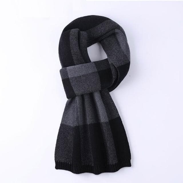 【米蘭精品】現貨+預購 頂級羊毛圍巾羊絨圍脖秋冬季加絨厚磅保暖針織圍巾休閒-格紋百搭韓版男女配件74mi55