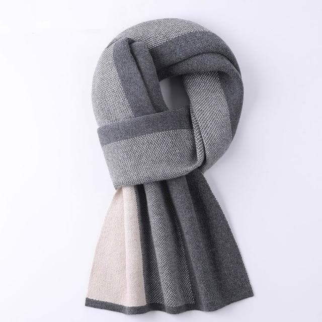 【米蘭精品】現貨+預購 頂級羊毛圍巾羊絨圍脖秋冬季加絨厚磅保暖針織圍巾休閒-格紋百搭韓版男女配件74mi56