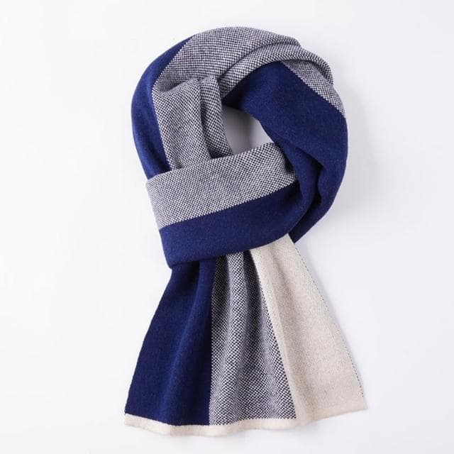【米蘭精品】現貨+預購 頂級羊毛圍巾羊絨圍脖秋冬季加絨厚磅保暖針織圍巾休閒-格紋百搭韓版男女配件74mi56