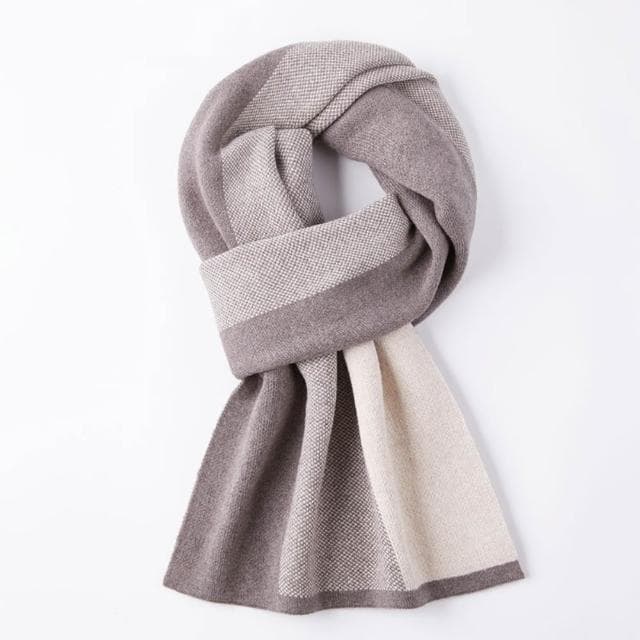 【米蘭精品】現貨+預購 頂級羊毛圍巾羊絨圍脖秋冬季加絨厚磅保暖針織圍巾休閒-格紋百搭韓版男女配件74mi56