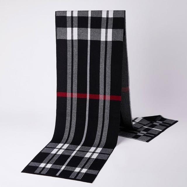 【米蘭精品】現貨+預購 頂級羊毛圍巾羊絨圍脖秋冬季加絨厚磅保暖針織圍巾休閒-格紋圍巾時尚男女配件74mi62