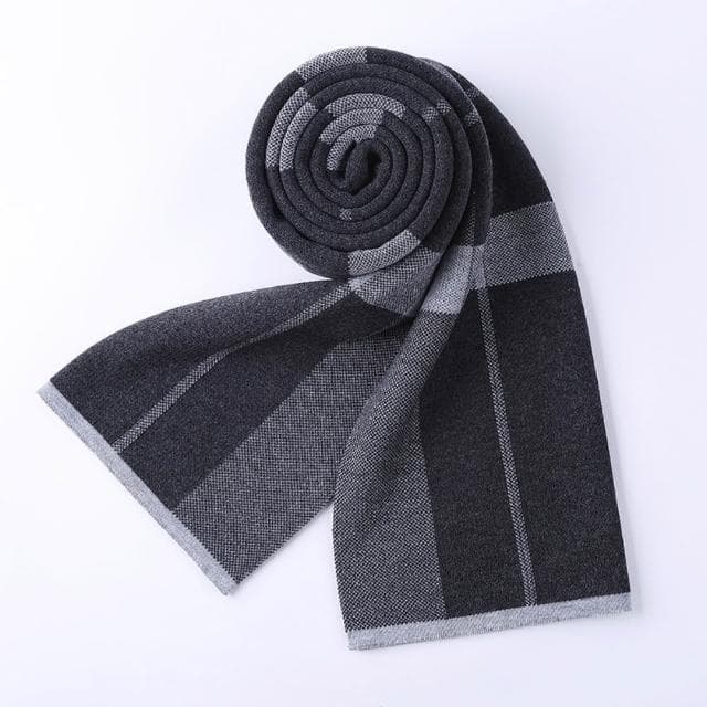 【米蘭精品】現貨+預購 頂級羊毛圍巾羊絨圍脖秋冬季加絨厚磅保暖針織圍巾休閒-高檔格紋簡約男女配件74mi64