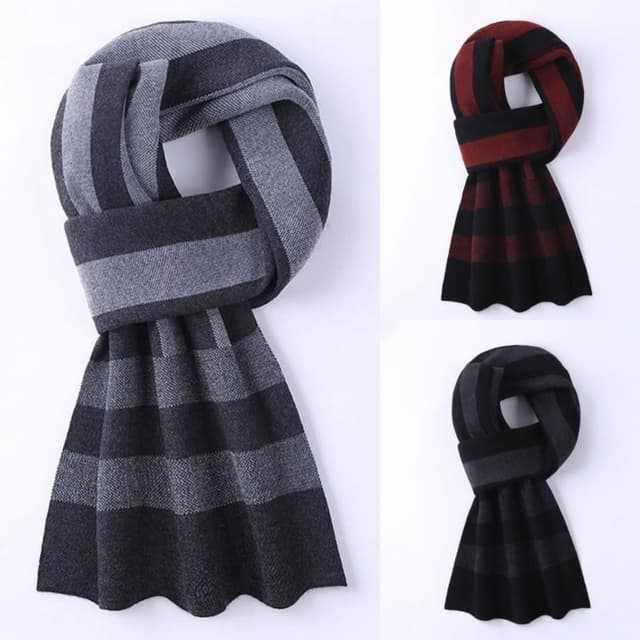 【米蘭精品】現貨+預購 頂級羊毛圍巾羊絨圍脖秋冬季加絨厚磅保暖針織圍巾休閒-羊毛保暖格子男女配件74mi67