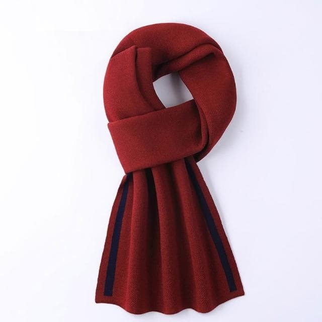 【米蘭精品】現貨+預購 頂級羊毛圍巾羊絨圍脖秋冬季加絨厚磅保暖針織圍巾休閒-男格紋圍巾男女配件74mi69