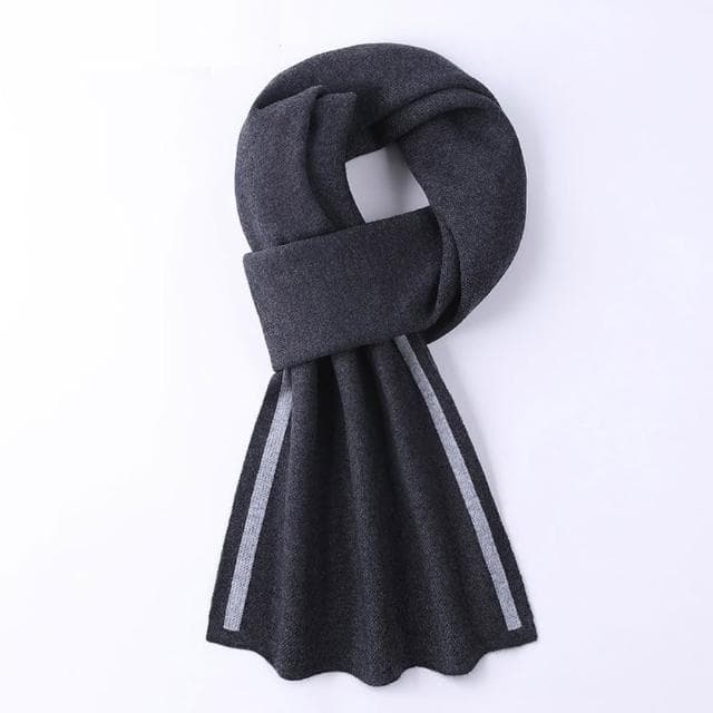 【米蘭精品】現貨+預購 頂級羊毛圍巾羊絨圍脖秋冬季加絨厚磅保暖針織圍巾休閒-男格紋圍巾男女配件74mi69