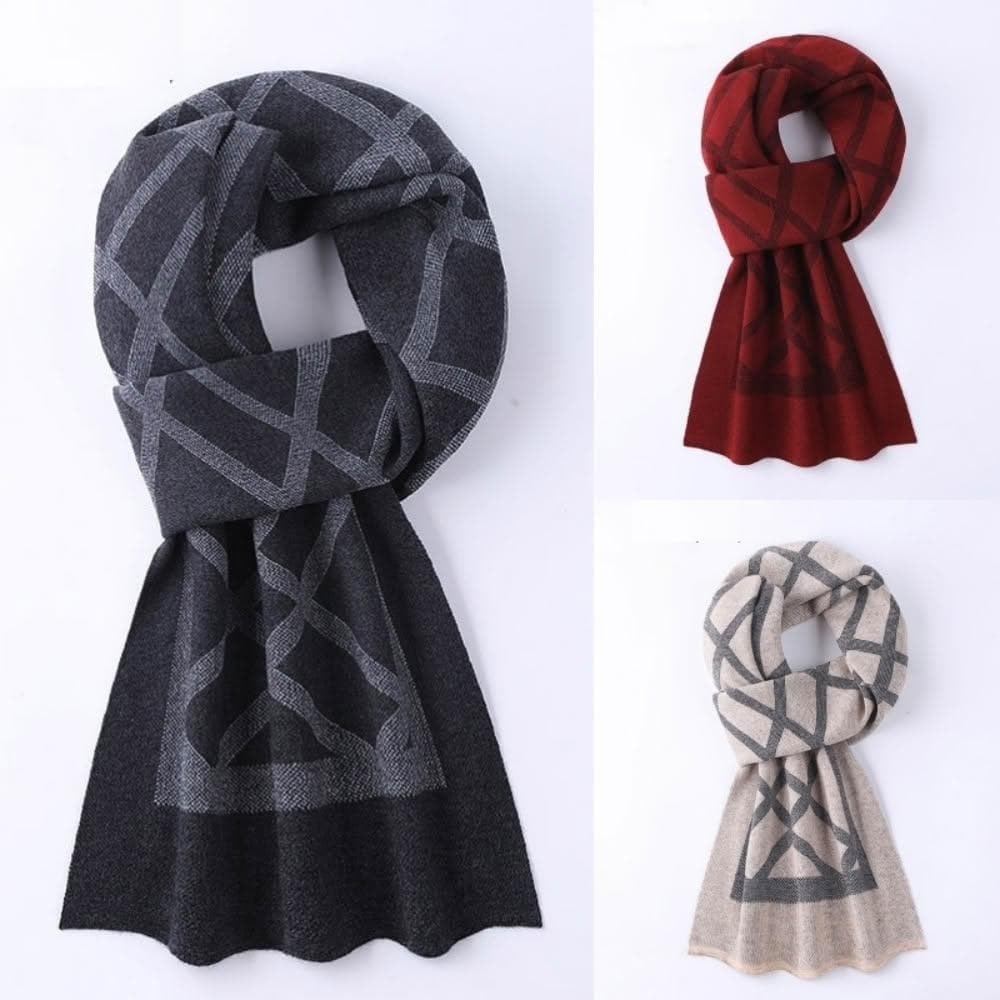 【米蘭精品】現貨+預購 頂級羊毛圍巾羊絨圍脖秋冬季加絨厚磅保暖針織圍巾休閒-格紋圍巾時尚男女配件74mi77