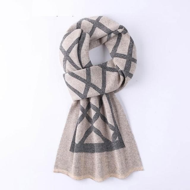 【米蘭精品】現貨+預購 頂級羊毛圍巾羊絨圍脖秋冬季加絨厚磅保暖針織圍巾休閒-格紋圍巾時尚男女配件74mi77