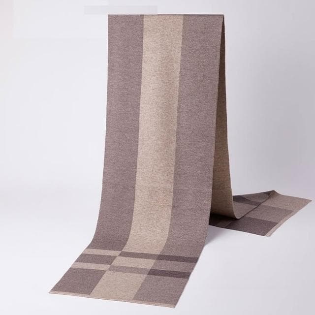 【米蘭精品】現貨+預購 頂級羊毛圍巾羊絨圍脖秋冬季加絨厚磅保暖針織圍巾休閒-冬季格紋圍巾男女配件74mi79