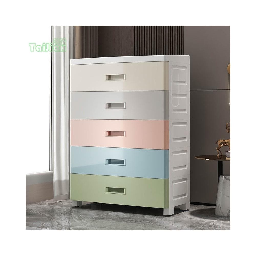 加厚抽屜式收納櫃 多層塑膠置物櫃 家用零食櫃 寶寶衣櫃 嬰兒童收納櫃 五斗櫃 抽屜櫃 衣櫃 衣櫥 櫥櫃 雜物櫃 置物架