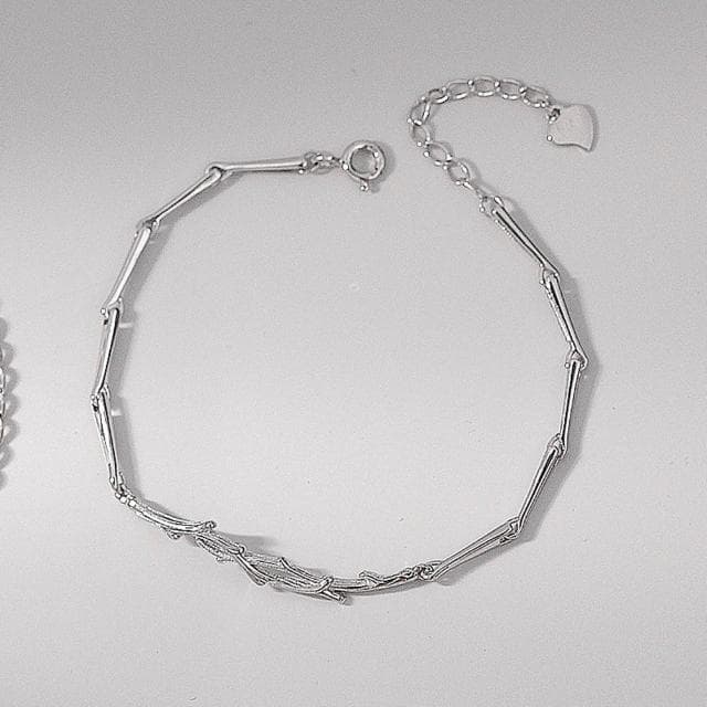 【巴黎精品】現貨+預購 頂級925純銀手鍊情侶手鏈女首飾情人節禮物-樹藤情侶手鍊男女飾品a1li88