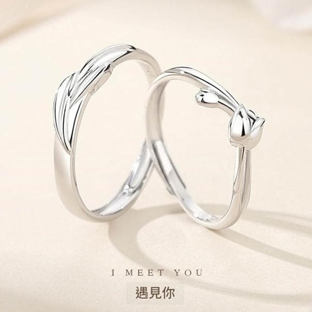 【巴黎精品】現貨+預購 頂級925純銀戒指婚戒女鑽戒開口戒子情侶對戒尾戒情人節禮物-遇見你男女飾品a1li87