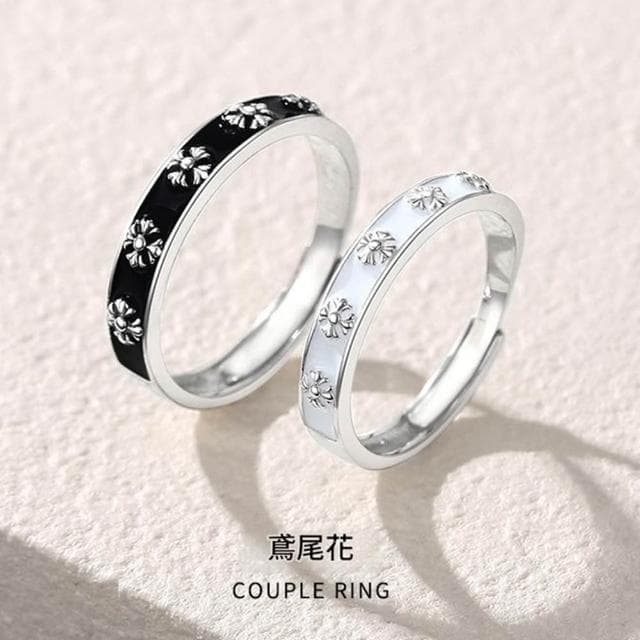 【巴黎精品】現貨+預購 頂級925純銀戒指婚戒女鑽戒開口戒子情侶對戒尾戒情人節禮物-鳶尾花男女飾品a1li80