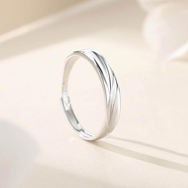 【巴黎精品】現貨+預購 頂級925純銀戒指婚戒女鑽戒開口戒情侶對戒尾戒情人節禮物-弱水三千男女飾品a1li70