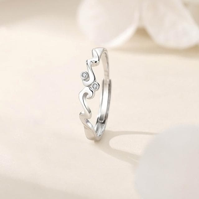 【巴黎精品】現貨+預購 頂級925純銀戒指婚戒女鑽戒開口戒情侶對戒尾戒情人節禮物-弱水三千男女飾品a1li70