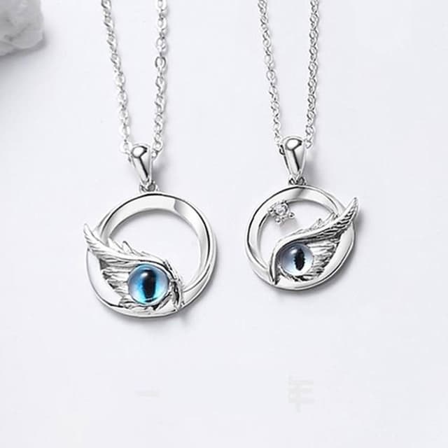 【巴黎精品】現貨+預購 頂級925純銀項鍊女項鍊項鏈鎖骨鍊情人節禮物情侶對鍊-一眼萬年男女飾品a1li68