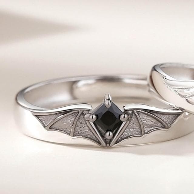 【巴黎精品】現貨+預購 頂級925純銀戒指婚戒女鑽戒開口戒情侶對戒尾戒情人節禮物-天使惡魔男女飾品a1li65