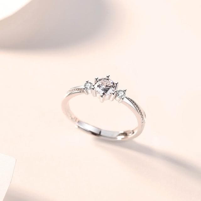 【巴黎精品】現貨+預購 頂級925純銀戒指婚戒女鑽戒開口戒情侶對戒尾戒情人節禮物-鑲鑽純銀男女飾品a1li63