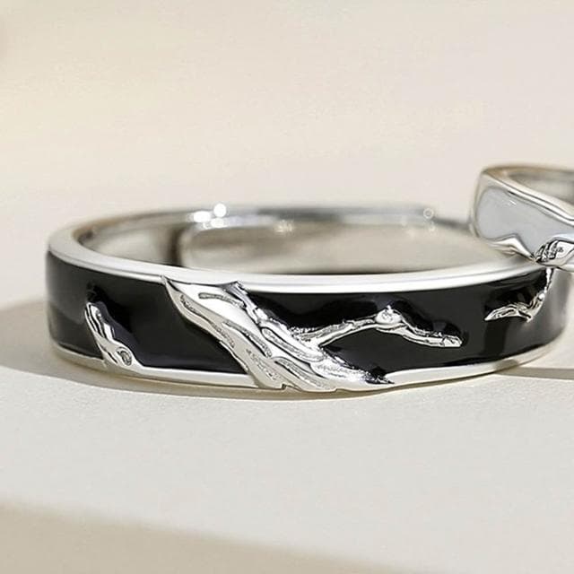 【巴黎精品】現貨+預購 頂級925純銀戒指婚戒女鑽戒開口戒情侶對戒尾戒情人節禮物-枯木逢春男女飾品a1li50