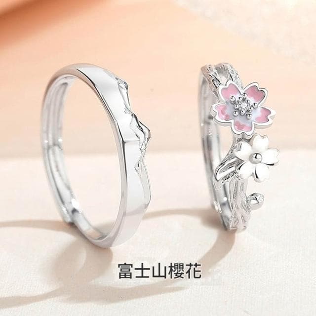 【巴黎精品】現貨+預購 頂級925純銀戒指婚戒女鑽戒開口戒情侶對戒尾戒情人節禮物-富士山男女飾品a1li37