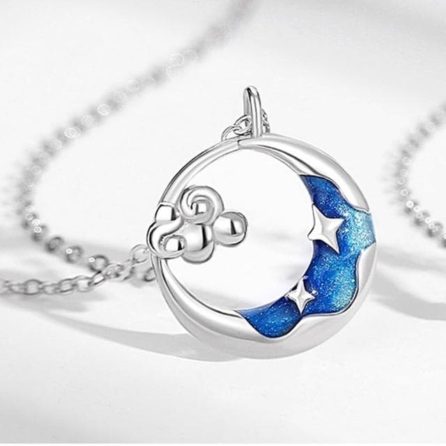 【巴黎精品】現貨+預購 頂級925純銀項鍊女項鍊項鏈鎖骨鍊情人節禮物情侶對鍊-月色玫瑰純銀男女飾品a1li20