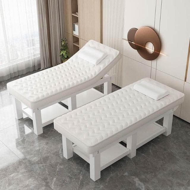 幕辭家居 帶洞美體中醫理療床紋繡美容床乳膠美容床美容院專用按摩床推拿床 f95