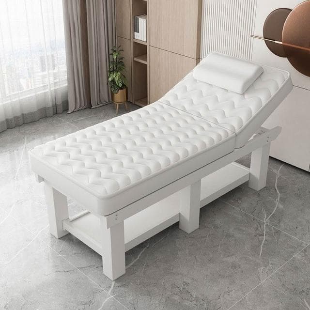 幕辭家居 帶洞美體中醫理療床紋繡美容床乳膠美容床美容院專用按摩床推拿床 f95