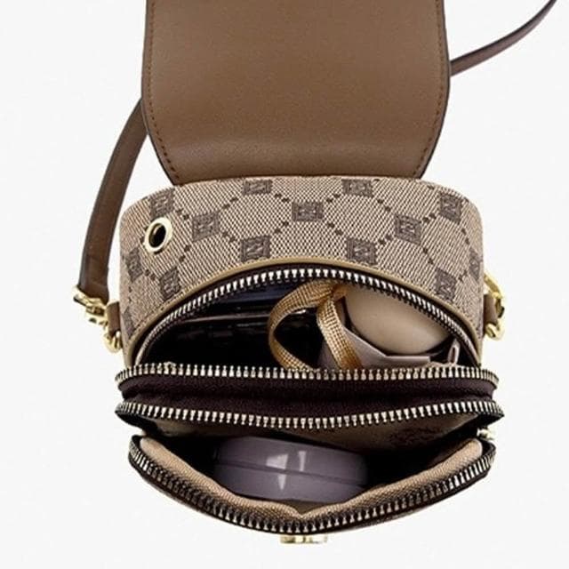 【KT DADA】復古包包 印花包包 可愛小包包 小眾包包 側背包 小方包 斜背手機包 吐司包 生日禮物 皮革包包