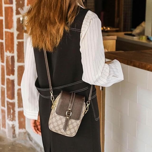 【LEEHER】女生/包包/小方包/斜背手機包/吐司包/皮革包包/復古包包/印花包包/可愛小包包/小眾包包/生日