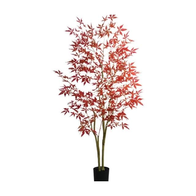 仿真植物日本紅楓盆栽家居裝飾落地擺件楓葉假樹櫥窗高仿真盆景
