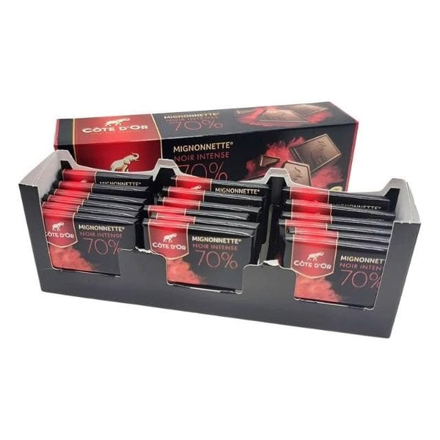 心心相印 波蘭進口零食 克特多金象黑巧克力/牛奶巧克力排塊240g 節日禮物