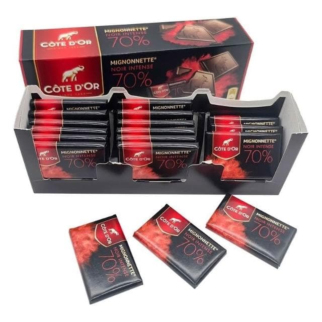 心心相印 波蘭進口零食 克特多金象黑巧克力/牛奶巧克力排塊240g 節日禮物